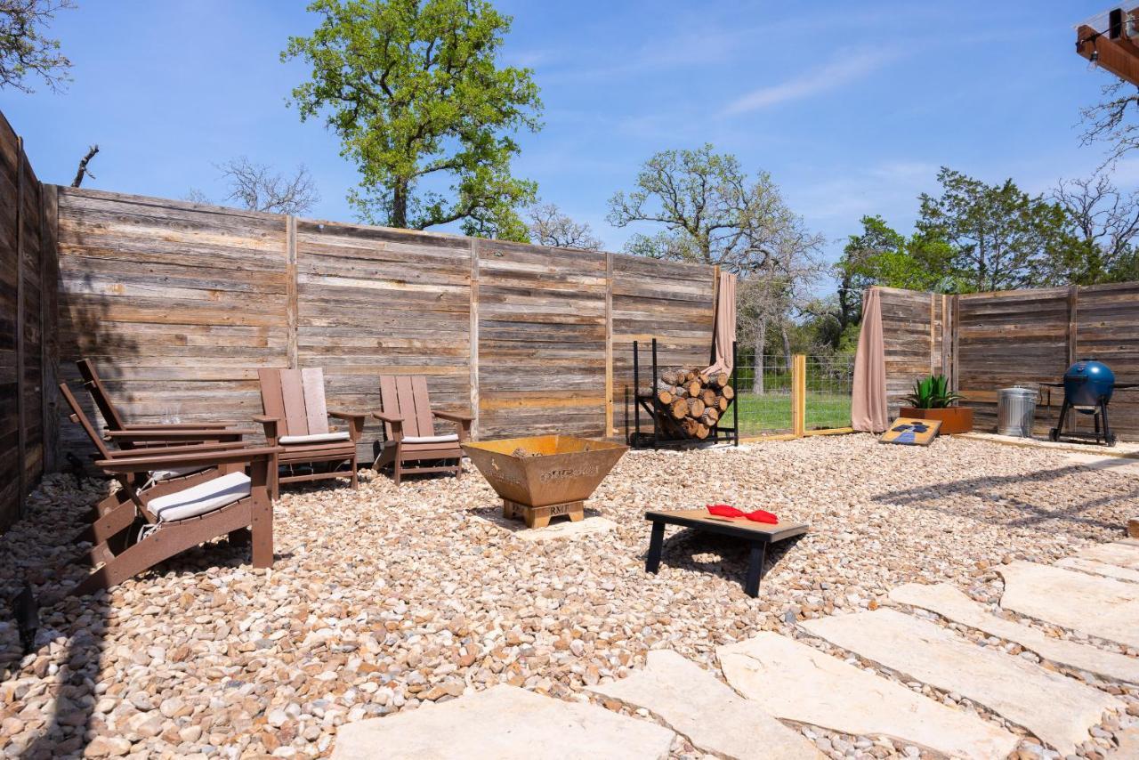 Romantic Tiny Luxury Retreat W Heated Pool, Sauna N Outdoor Shower In Wimberley 10 Acres Exteriér fotografie