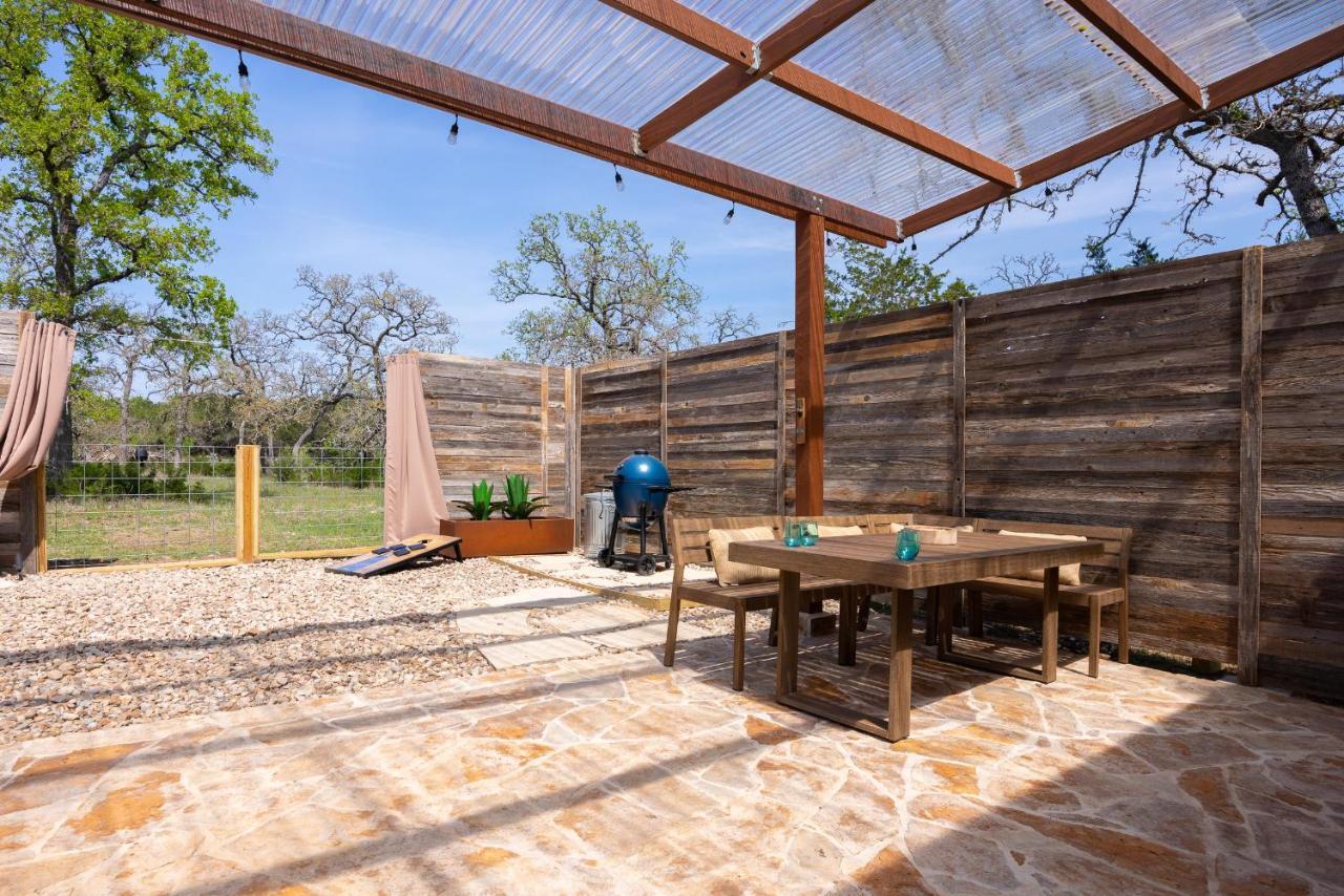 Romantic Tiny Luxury Retreat W Heated Pool, Sauna N Outdoor Shower In Wimberley 10 Acres Exteriér fotografie