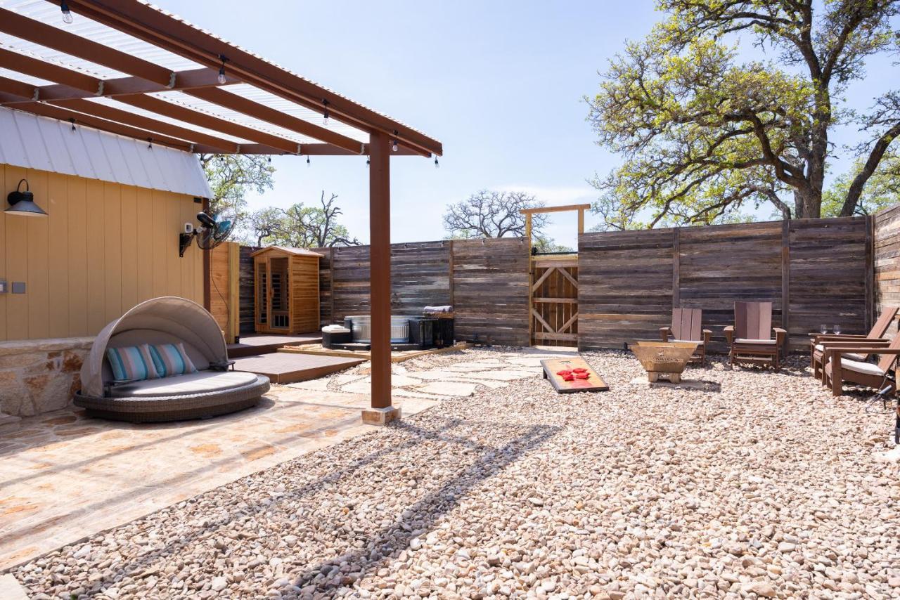 Romantic Tiny Luxury Retreat W Heated Pool, Sauna N Outdoor Shower In Wimberley 10 Acres Exteriér fotografie