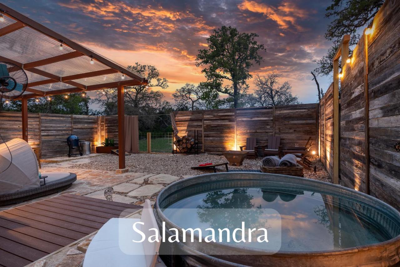Romantic Tiny Luxury Retreat W Heated Pool, Sauna N Outdoor Shower In Wimberley 10 Acres Exteriér fotografie